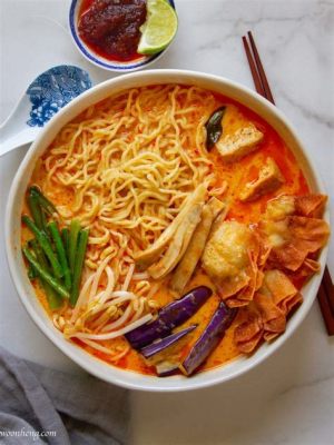   Sarawak Laksa、スパイシーなカレーの風味がココナッツミルクのクリーミーさを引き立てる！